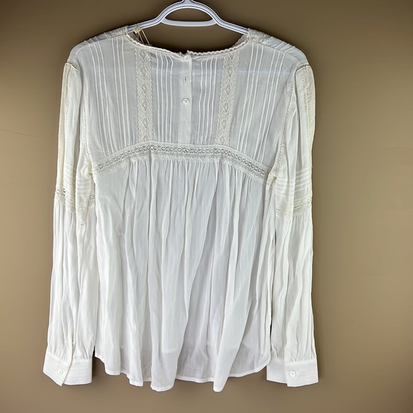 NWT See U Soon Ivory long sleeve lace blouse - Picture 2 of 12